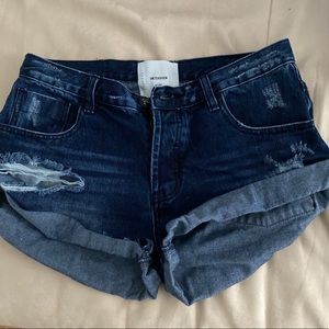 One teaspoon bandits shorts; size 28